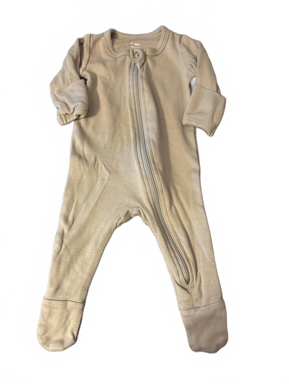 O2 Baby Newborn organic cotton footed sleeper